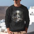 Duck Reading Book Full Moon Lake Scenery Unisex Sweatshirt Duck Reading Book Full Moon Lake Scenery Unisex Sweatshirt