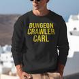 Dungeon Crawler Carl Yellow Text Logo LitRPG Series Book Unisex Sweatshirt Dungeon Crawler Carl Yellow Text Logo LitRPG Series Book Unisex Sweatshirt