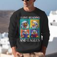 Eagle Love Reading And Eagles Child Book Lover Unisex Sweatshirt