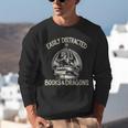 Easily Distracted By Books And Dragons Book Dragon Lover Unisex Sweatshirt Easily Distracted By Books And Dragons Book Dragon Lover Unisex Sweatshirt