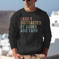 Easily Distracted By Books And Yarn Knitting & Crocheting Unisex Sweatshirt