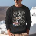 Easily Distracted By Dogs And Books Reader Animal Dog Unisex Sweatshirt Easily Distracted By Dogs And Books Reader Animal Dog Unisex Sweatshirt