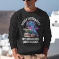 Easily Distracted By Dragons And Books Unisex Sweatshirt