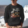 Easily Distracted By Goats And Books Goats And Book Reading Unisex Sweatshirt