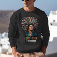 Education Is Freedom History Month Teacher Books Afro For Men Women Unisex Sweatshirt