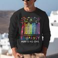 Equality Hurts No One Book Flower Rainbow Pride Month LGBTQ Unisex Sweatshirt Equality Hurts No One Book Flower Rainbow Pride Month LGBTQ Unisex Sweatshirt