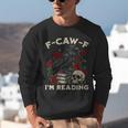 F-CAW-F I'm Reading Crow Book Lover Introvert Meme Unisex Sweatshirt F-CAW-F I'm Reading Crow Book Lover Introvert Meme Unisex Sweatshirt