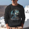 Fantasy Dragon Reading Magical Book Lover Halloween Vibes Unisex Sweatshirt Fantasy Dragon Reading Magical Book Lover Halloween Vibes Unisex Sweatshirt