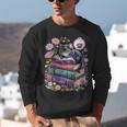 Fantasy Drama Tragedy Cute Cat Book Lover Readers Librarians Unisex Sweatshirt
