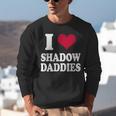 Fantasy Romantasy Book Lover I Love Heart Shadow Daddies Unisex Sweatshirt