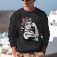 Female Librarian Rosie Riveter Book Guardian Woman Unisex Sweatshirt