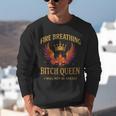 Fire Breathing Bitch Queen I Will Not Be Afraid Fantasy Book Unisex Sweatshirt