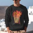 Flames And Lighter Costume For Matchbook Lovers Unisex Sweatshirt