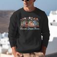 Flourish Dream Thrive Floral Books For Book Lovers Unisex Sweatshirt
