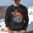 Fox Reading Book Pajama Sleep Unisex Sweatshirt