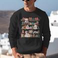 Ghost Christmas Reading Book Lover Library Christmas Teacher Unisex Sweatshirt