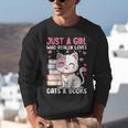Girl Who Loves Cats And Books Cute Unisex Sweatshirt Girl Who Loves Cats And Books Cute Unisex Sweatshirt