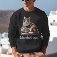 Girls Books I Do What I Want Calico Cat Lover Unisex Sweatshirt Girls Books I Do What I Want Calico Cat Lover Unisex Sweatshirt