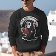 Grim Reaper Bookworm Cute Book Reading Halloween Unisex Sweatshirt Grim Reaper Bookworm Cute Book Reading Halloween Unisex Sweatshirt