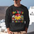 Groovy 100 Days In The Books Reading 100th Day Of School Unisex Sweatshirt