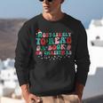 Groovy Christmas Most Likely To Read A Book On Christmas Unisex Sweatshirt Groovy Christmas Most Likely To Read A Book On Christmas Unisex Sweatshirt