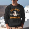 Groovy Halloween Teacher Spooky Read More Book Women Girl Unisex Sweatshirt