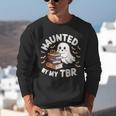 Haunted By My TBR Cute Ghost Book Reading Teacher Halloween Unisex Sweatshirt