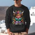 Highland Cow Book Floral Bookworm Unisex Sweatshirt Highland Cow Book Floral Bookworm Unisex Sweatshirt