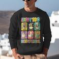 HUGvyn Happy 100 Days Of School Teacher Goose Preppy Books Unisex Sweatshirt