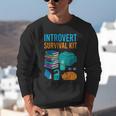 Introvert Book Lover Introvert Survival Kit Unisex Sweatshirt
