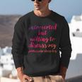 Introverted Willing To Discuss Portuguese Sheepdog Introvert Unisex Sweatshirt
