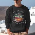 It's a Good Day To Read a Book Floral Stack Tee Unisex Sweatshirt