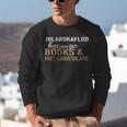 Jolabokaflod Because Books And Hot Chocolate Unisex Sweatshirt