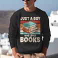 Just A Boy Who Loves Books Reading Bookworm Boys Kids Unisex Sweatshirt