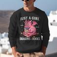 Just A Girl Who Loves Dragons And Books Dragon Reading Lover Unisex Sweatshirt Just A Girl Who Loves Dragons And Books Dragon Reading Lover Unisex Sweatshirt