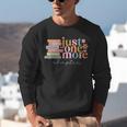 Just One More Chapter Book Lovers Reading Teacher Unisex Sweatshirt
