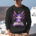 Kawaii Axolotl Cute Axolotls Reading Book Unisex Sweatshirt Kawaii Axolotl Cute Axolotls Reading Book Unisex Sweatshirt