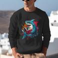 Kawaii Shark Reads Book Reading Library Book Bookworm Unisex Sweatshirt