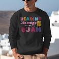 Kids Reading Book Lover Reading Is My Jam Unisex Sweatshirt