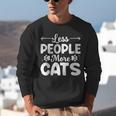 Less People More Cats Introvert's Dream Tee Unisex Sweatshirt