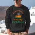 My Life Essentials Are Cat And Books Unisex Sweatshirt