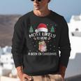 Most Likely To Read A Book On Christmas Love Reading Books Unisex Sweatshirt