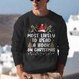 Most Likely To Read A Book On Christmas Matching Family Unisex Sweatshirt