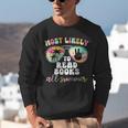 Most Likely To Read Books All Summer Teacher Student Unisex Sweatshirt