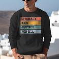 Literacy And Justice For All Stop Book Banning Banned Books Unisex Sweatshirt Literacy And Justice For All Stop Book Banning Banned Books Unisex Sweatshirt