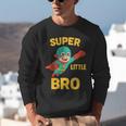 Little Cute Superhero Brother Comic Book Baby Bro Unisex Sweatshirt