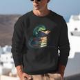 Lizard Reading Book Librarian Bookworm Reader Read Unisex Sweatshirt
