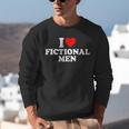 I Love Heart Fictional Men Simple Cute Books Reading Unisex Sweatshirt