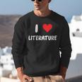 I Love Literature Heart Books Writing Reading Read Write Unisex Sweatshirt I Love Literature Heart Books Writing Reading Read Write Unisex Sweatshirt