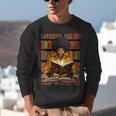 Man Reading Book Black History Month Book Lover Afro Unisex Sweatshirt